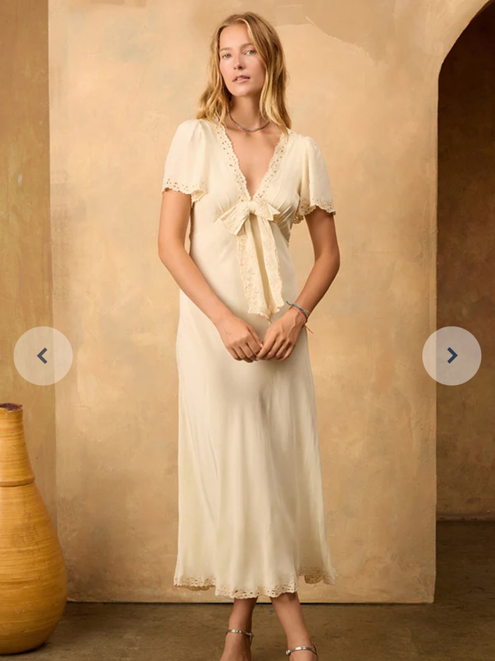 Ciao Lucia Brunello Silk Dress - Large